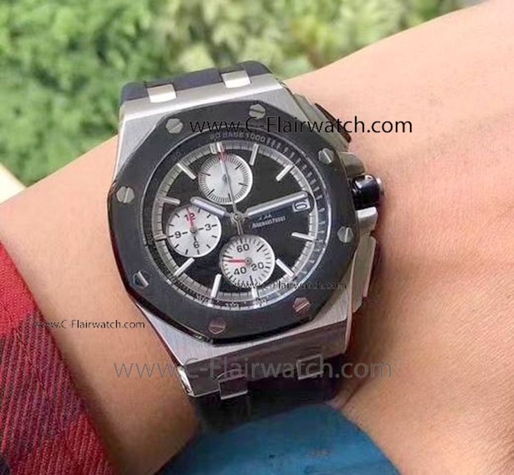 2018 New Audemars Piguet offshore 44mm Watch SS Black Bezel 2018 New Audemars Piguet offshore 44mm Watch SS Black Bezel